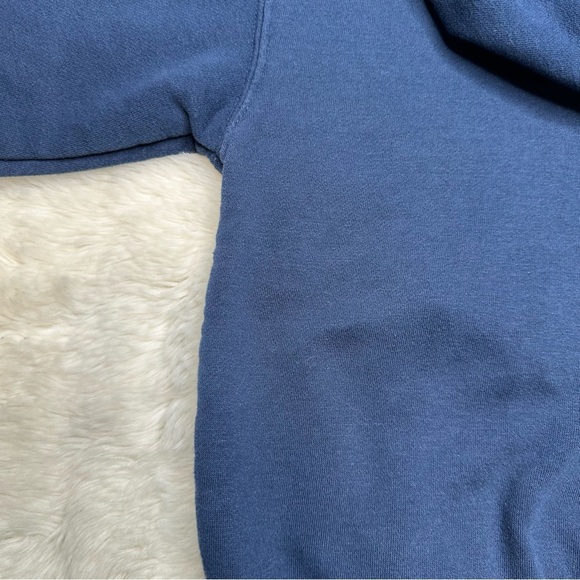 360 Kids Monster Sweatshirt Blue & Yellow Zippered Mouth Size 6 - Picture 13 of 16